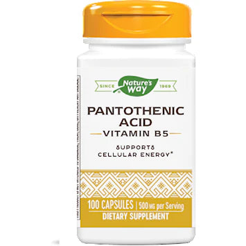 Pantothenic Acid 500 mg 100 caps N290028