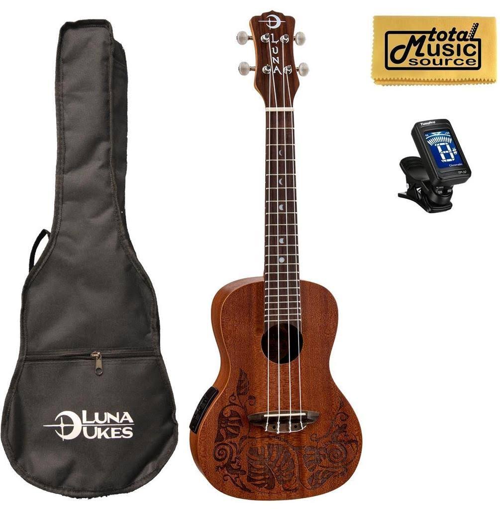Acoustic-Electric Concert Ukulele with Gigbag C347065