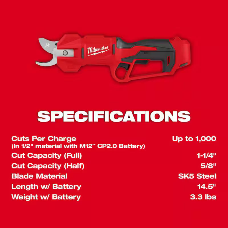 12V Lithium-Ion Brushless Cordless Pruning Saw D1070
