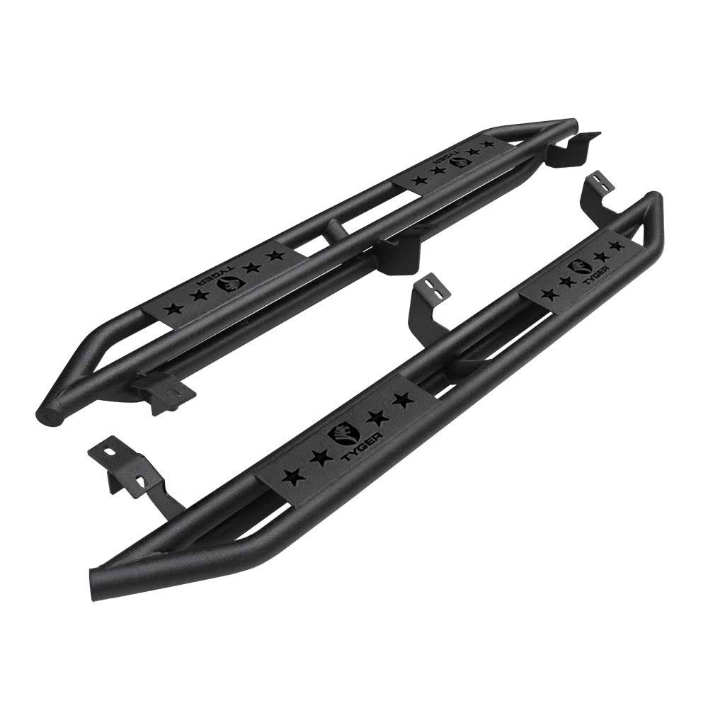 Textured Black Side Step Rails Nerf Bars Running Boards Z94457