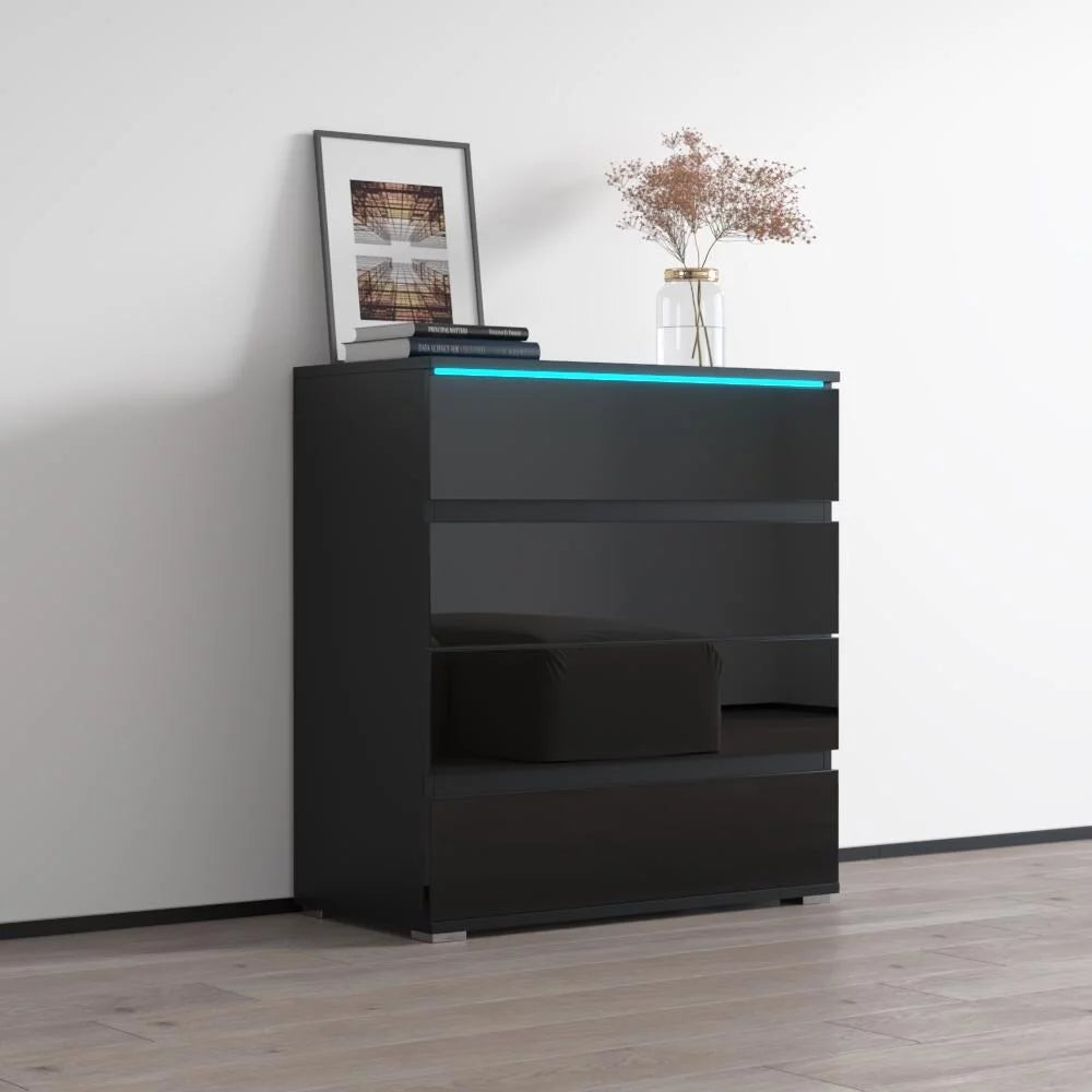 Black Modern Dresser F155049