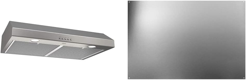 Three-Speed Under-Cabinet Range Hood with LED Lights, 30, Stainless Steel K72414