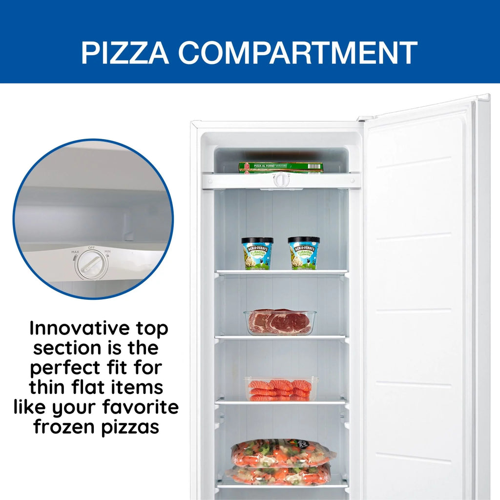 White 7.0 cu ft Upright Freezer C56764