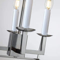 Large Steel Cage Lantern Candle-Style Chandelier T295