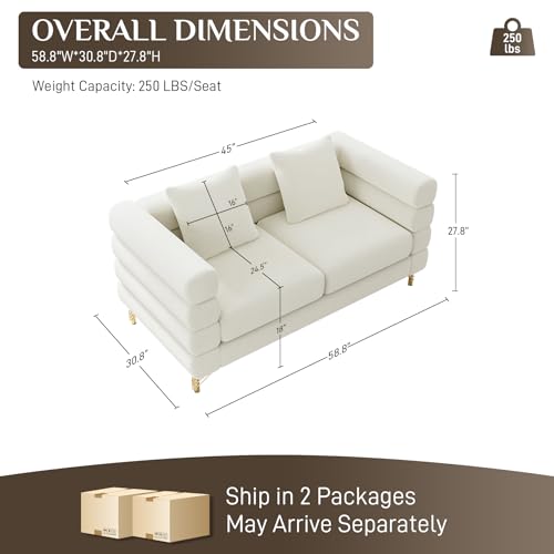 Black Boucle 3 Seater Sofa with 3 Pillows P376