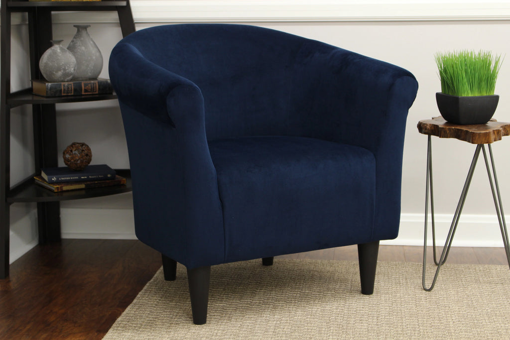 Faux Leather Bucket Accent Chair B2608