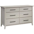 6 Drawers Oak Engineered Wood Dresser J775