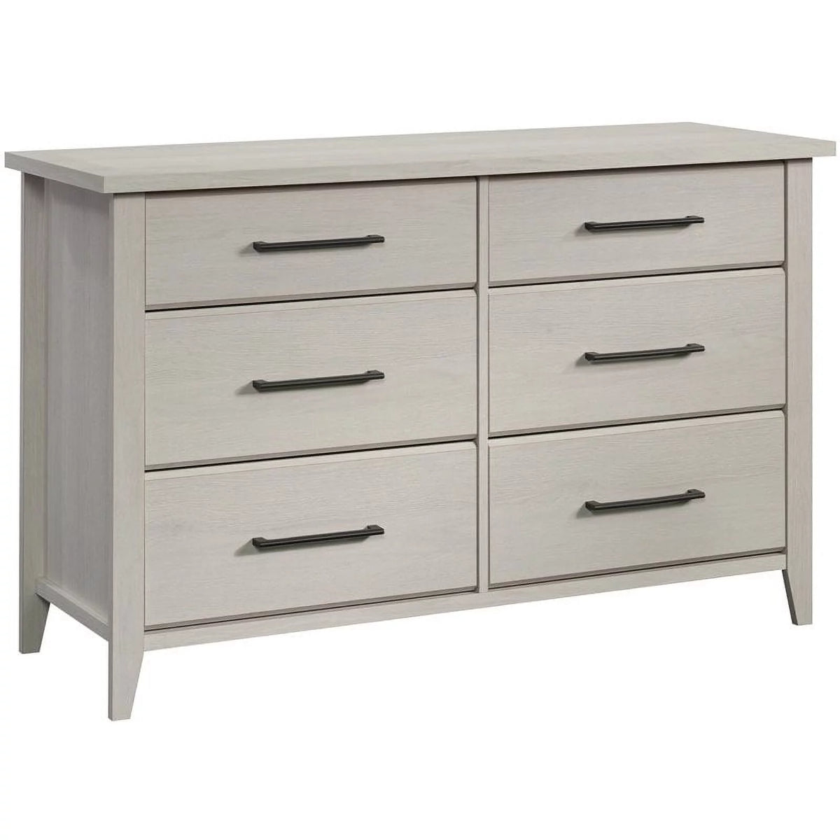 6 Drawers Oak Engineered Wood Dresser J775