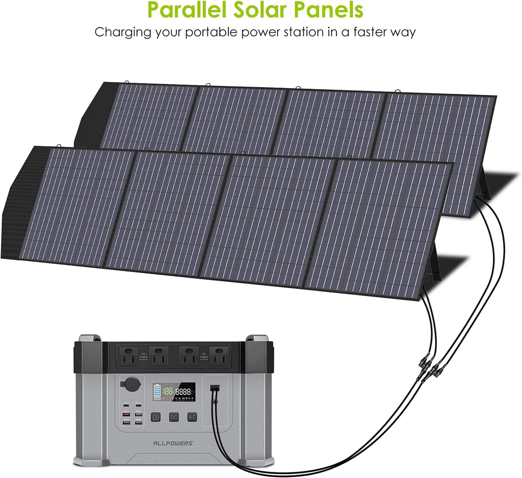 200W Portable Foldable Solar Panel Kit V89086