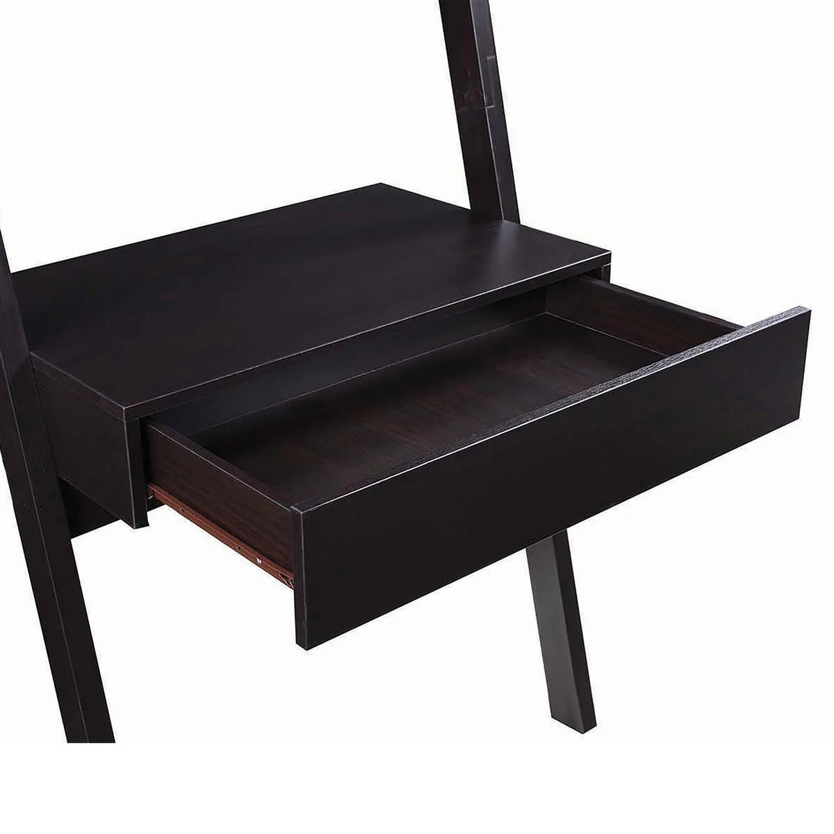 29.5" Cappuccino Wood Ladder Desk with 1 Drawer D48951