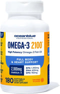 180 ct Triple Strength Fish Oil Supplement with EPA DHA DPA S359