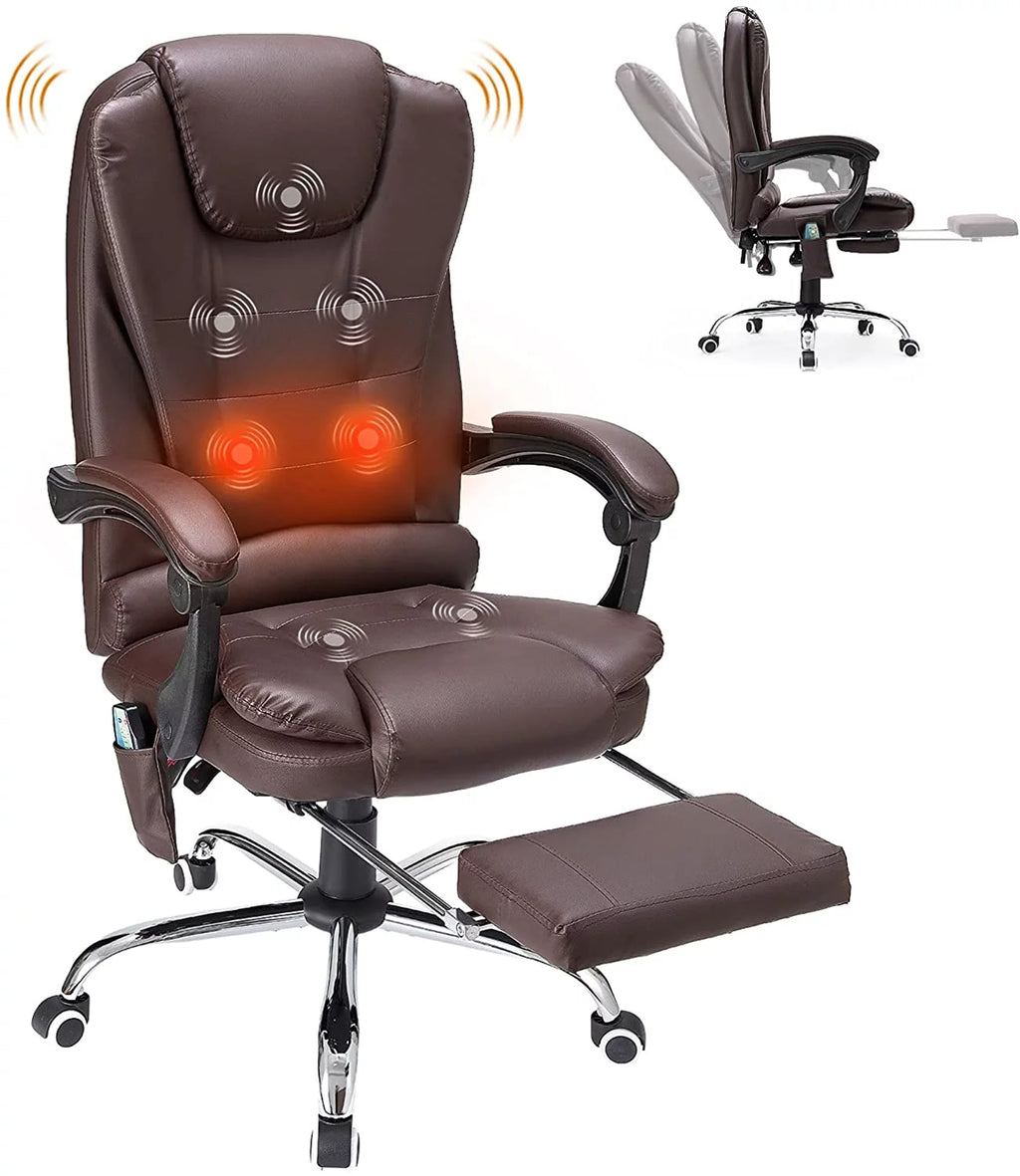 Grey Ergonomic Reclining Office Chair M4538