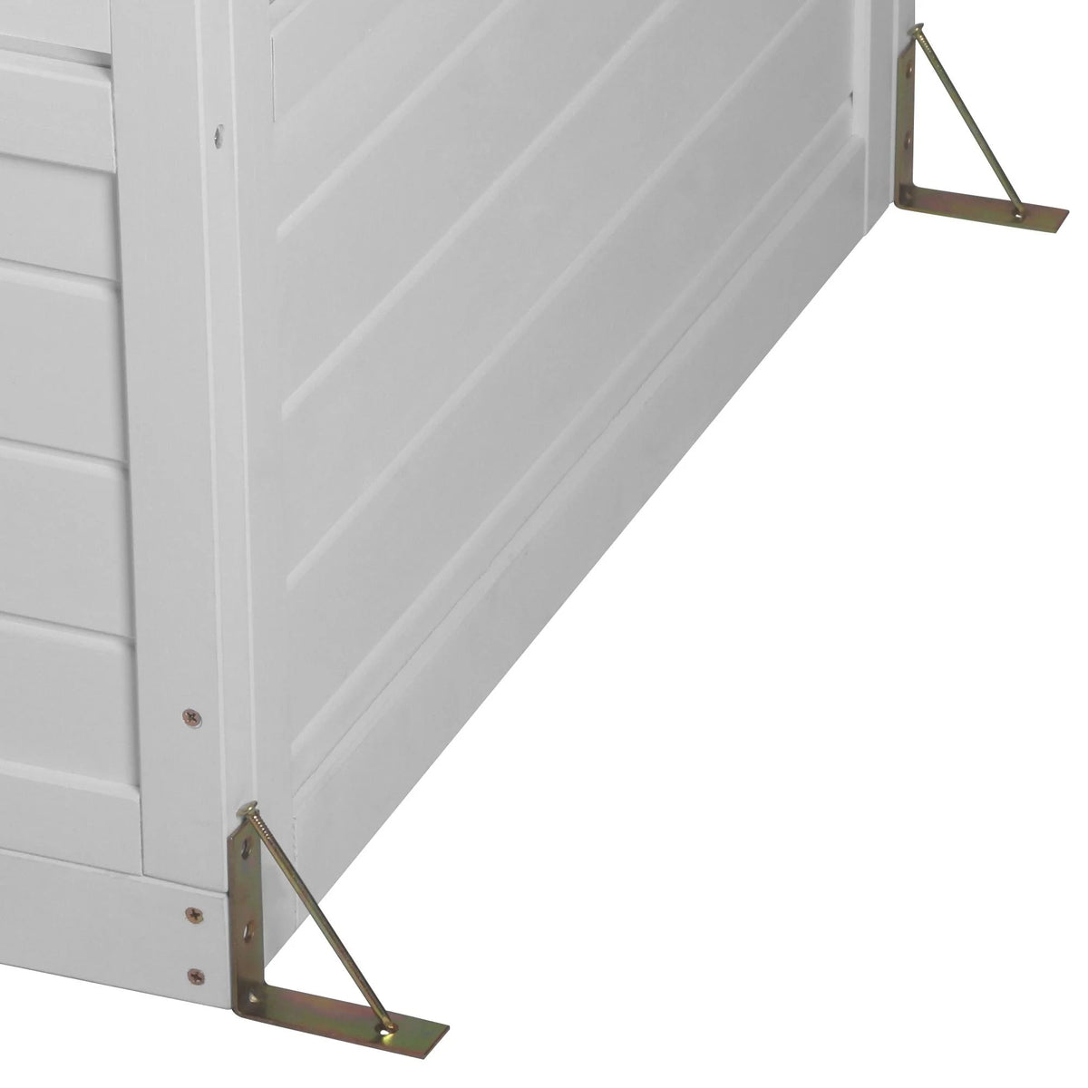 57.9"W x 29.1"D x 78.1"H Polycarbonate Greenhouse with Folding Shelves and Windows P564366