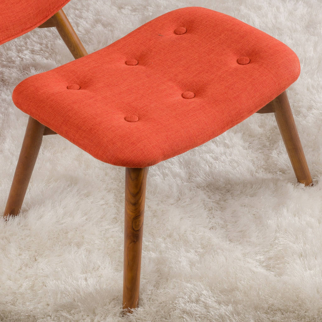 Mid Century Chair Set Grey X1037