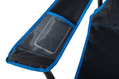 Oversized Padded Camping Chair 2 Pack Black T7368