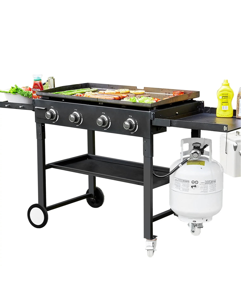 4 Burner Foldable Propane Gas Grill R4990