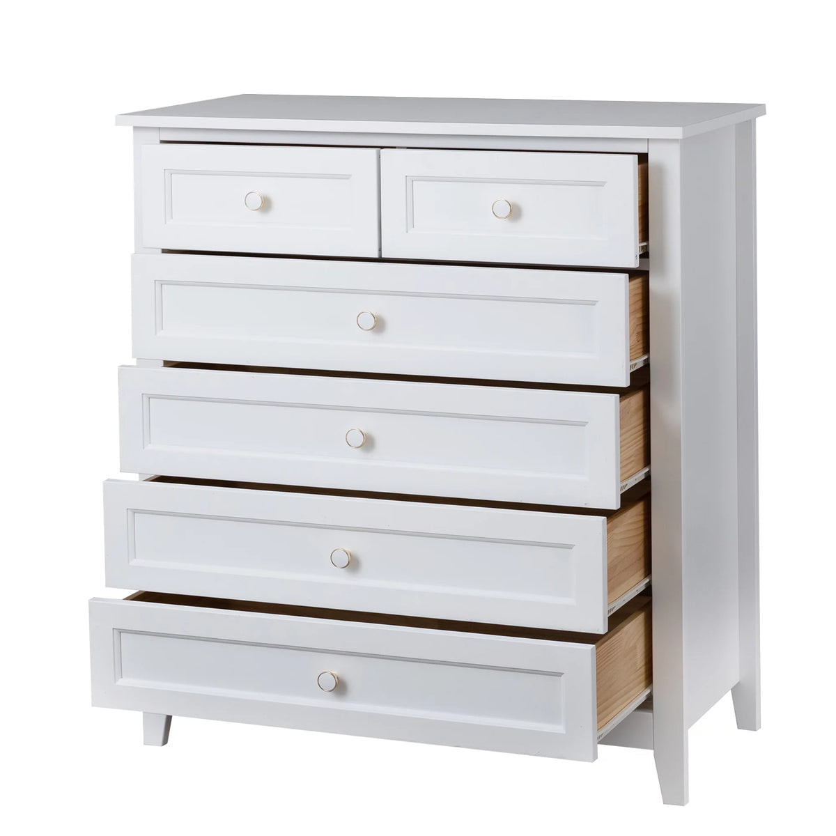 Antique White Drawer Dresser Cabinet L27302