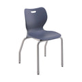 Blue 4 Count Four-Leg Chair L440