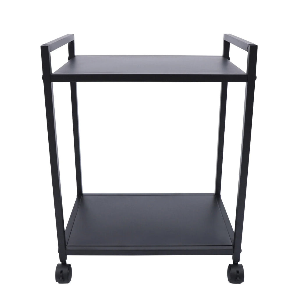2-Tier Computer Tower Stand with Lockable Wheels K1060