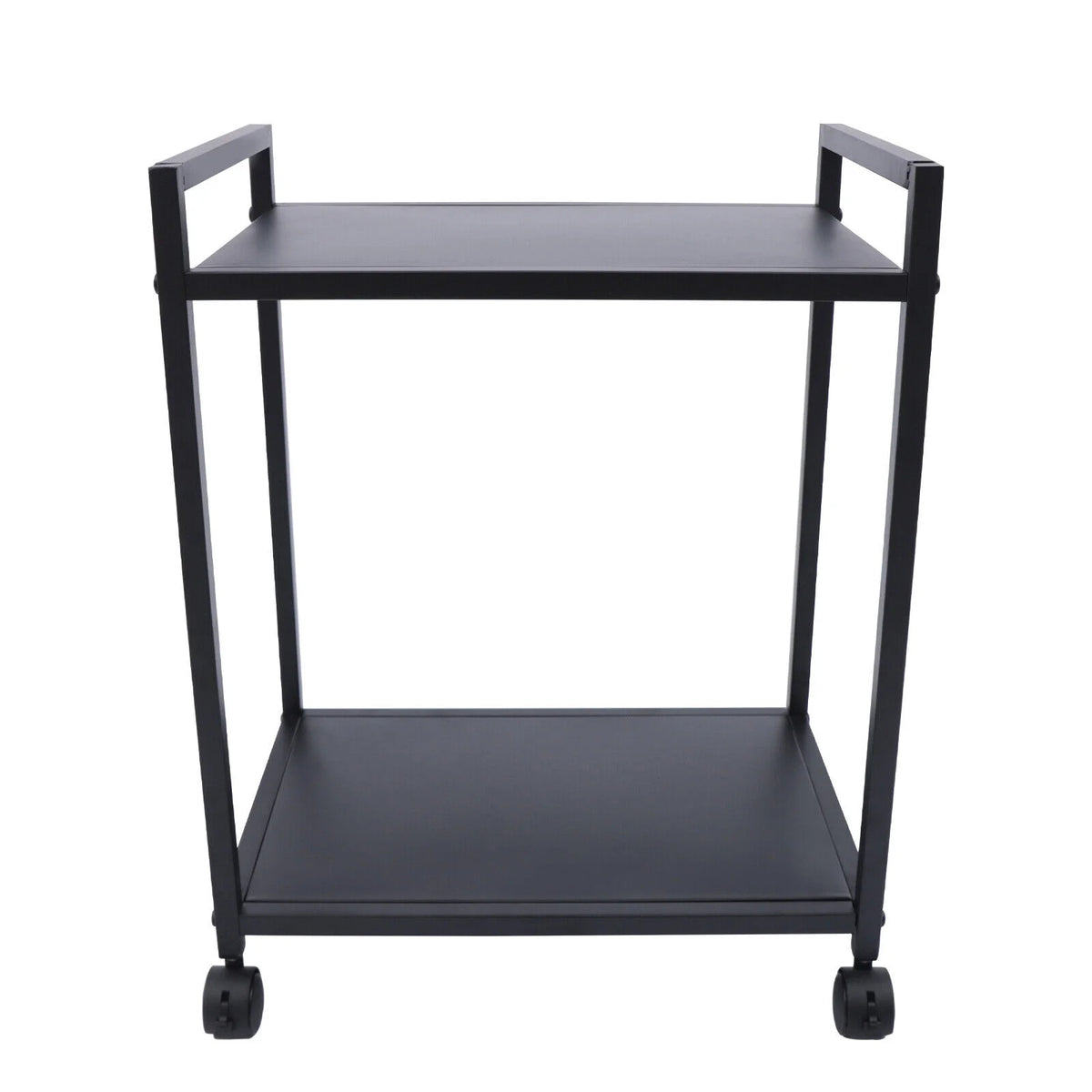 2-Tier Computer Tower Stand with Lockable Wheels K1060