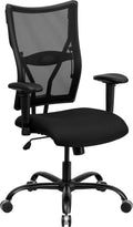 Black Mesh Office Chair with Arms D55110