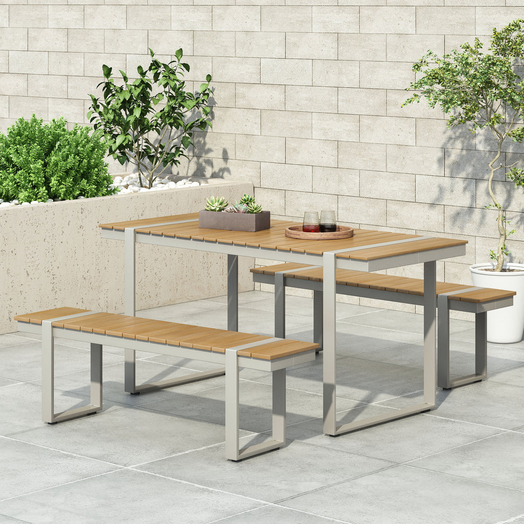 3 Piece Aluminum Picnic Set B714628