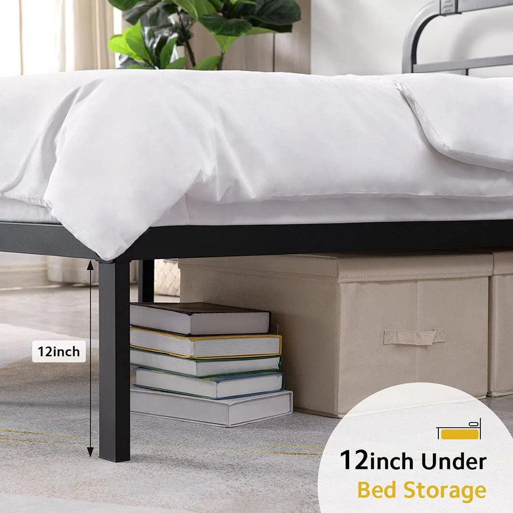 14 inch Queen Bed Frame with Headboard X874