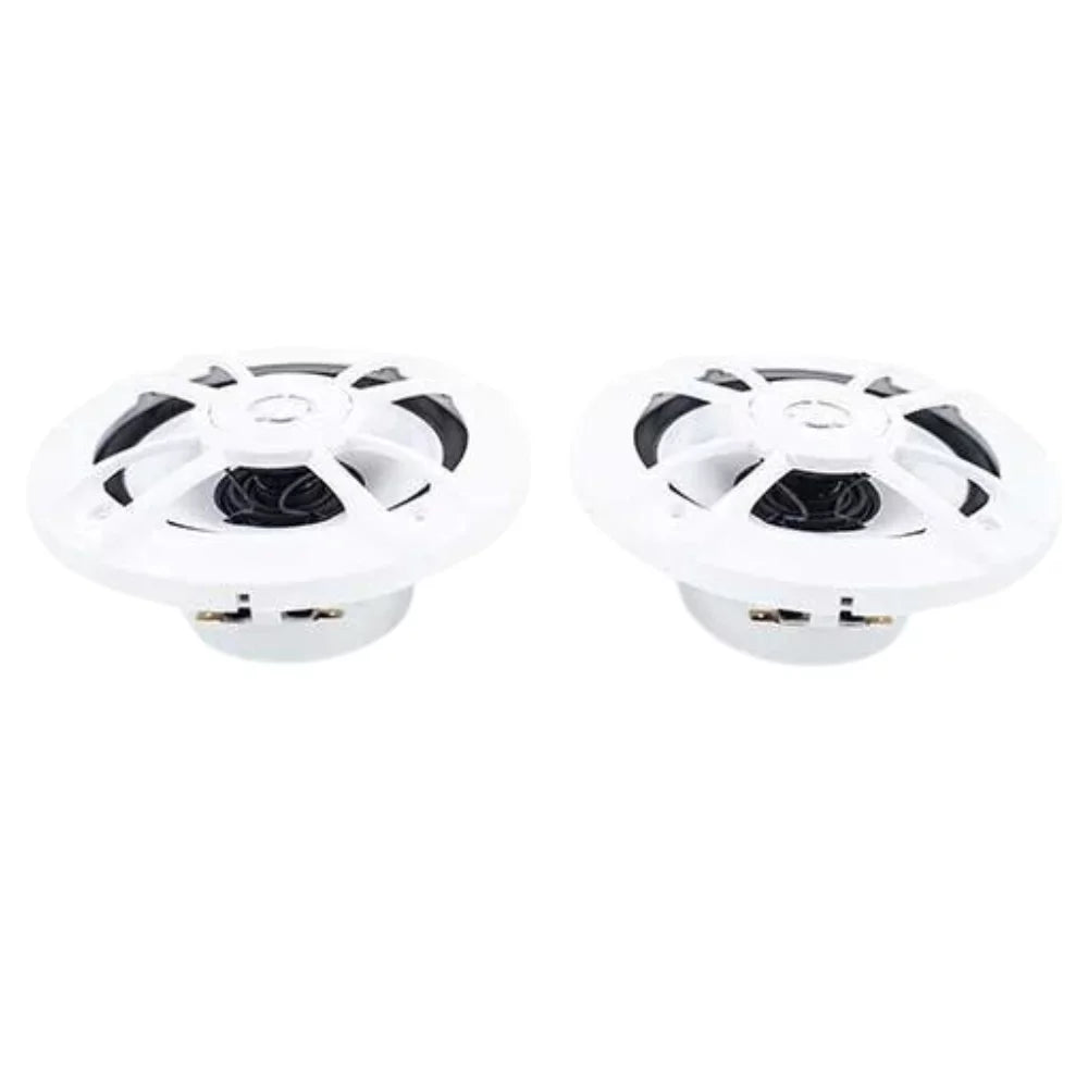 6.5" 2-Way Water-Resistant Marine Speakers with White Grilles K736643
