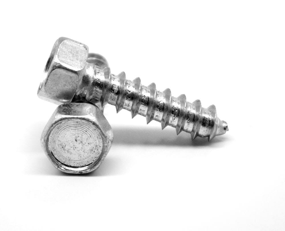 #10-12 x 1 Sheet Metal Screw Hex Head Zinc Plated D1584