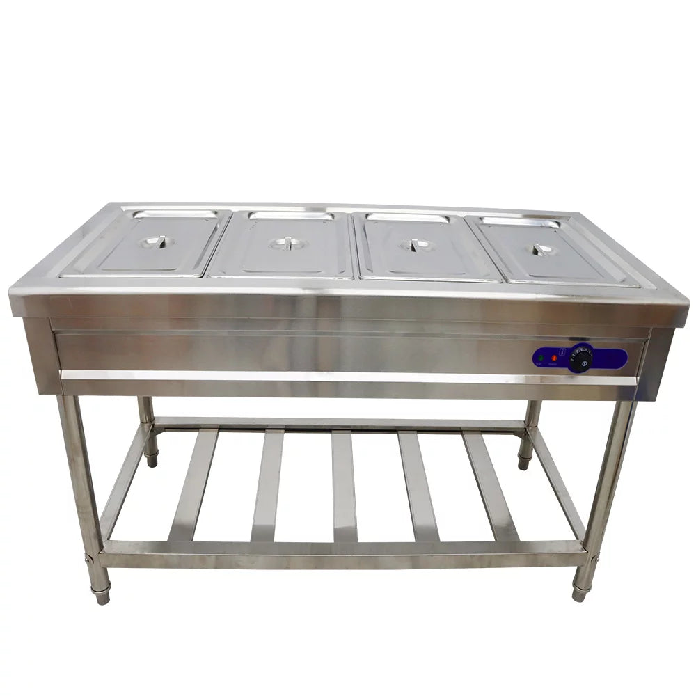 4 Well Stainless Steel Electric Food Warmer O814863
