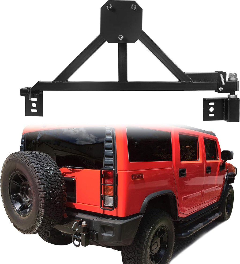 Black Heavy Duty Tire Carrier Mount B8243