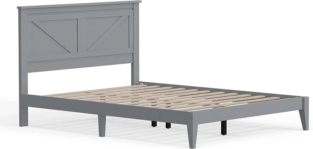 Queen Solid Wood Platform Bed S100274