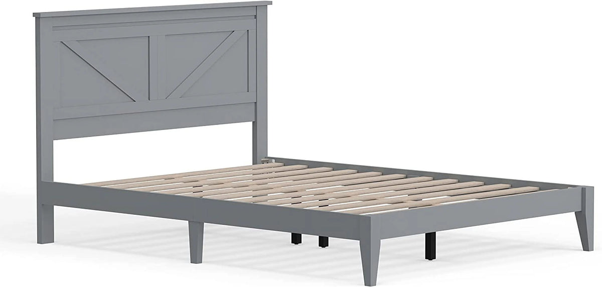 Queen Solid Wood Platform Bed S100274