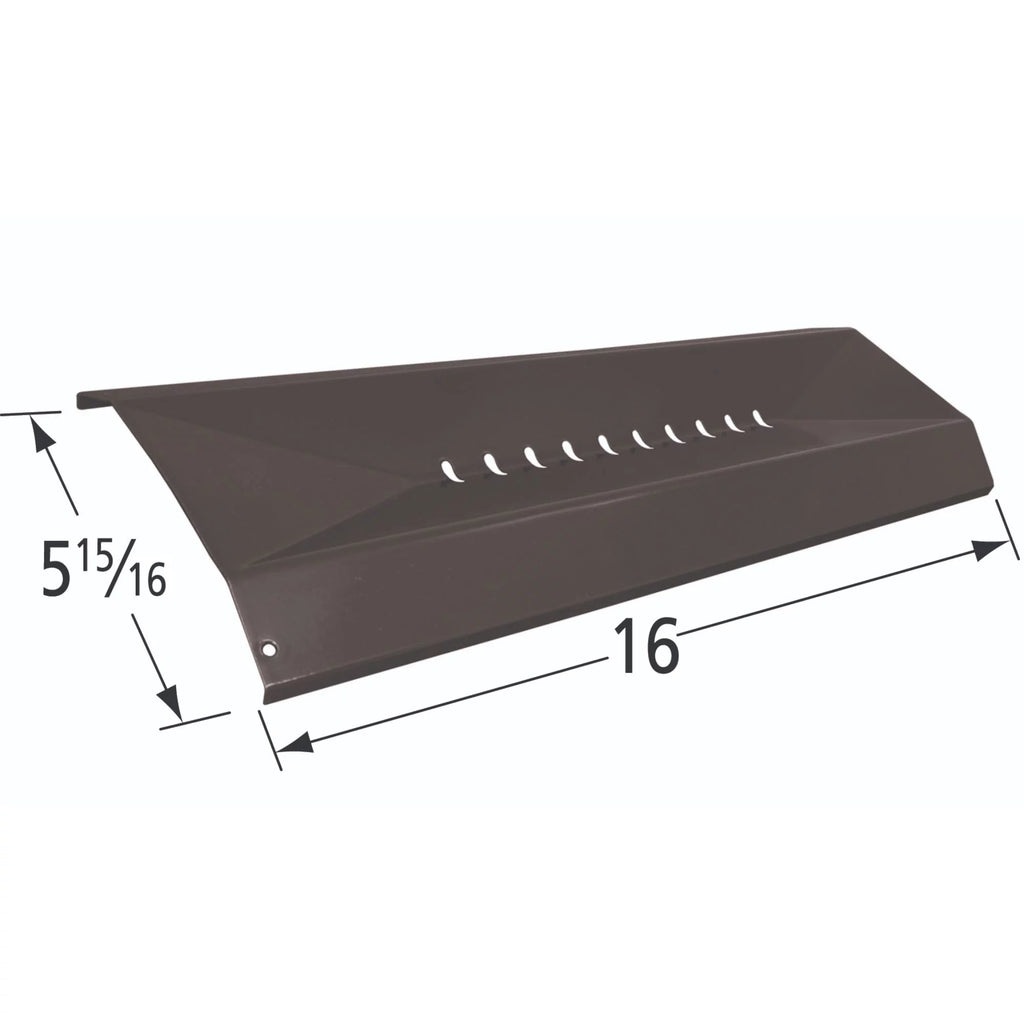 16" Black Heat Plate for Gas Grills J210