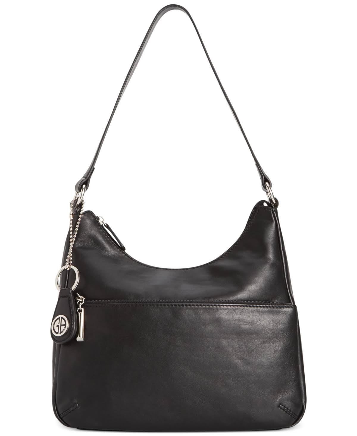 Black Nappa Leather Hobo Bag G71695
