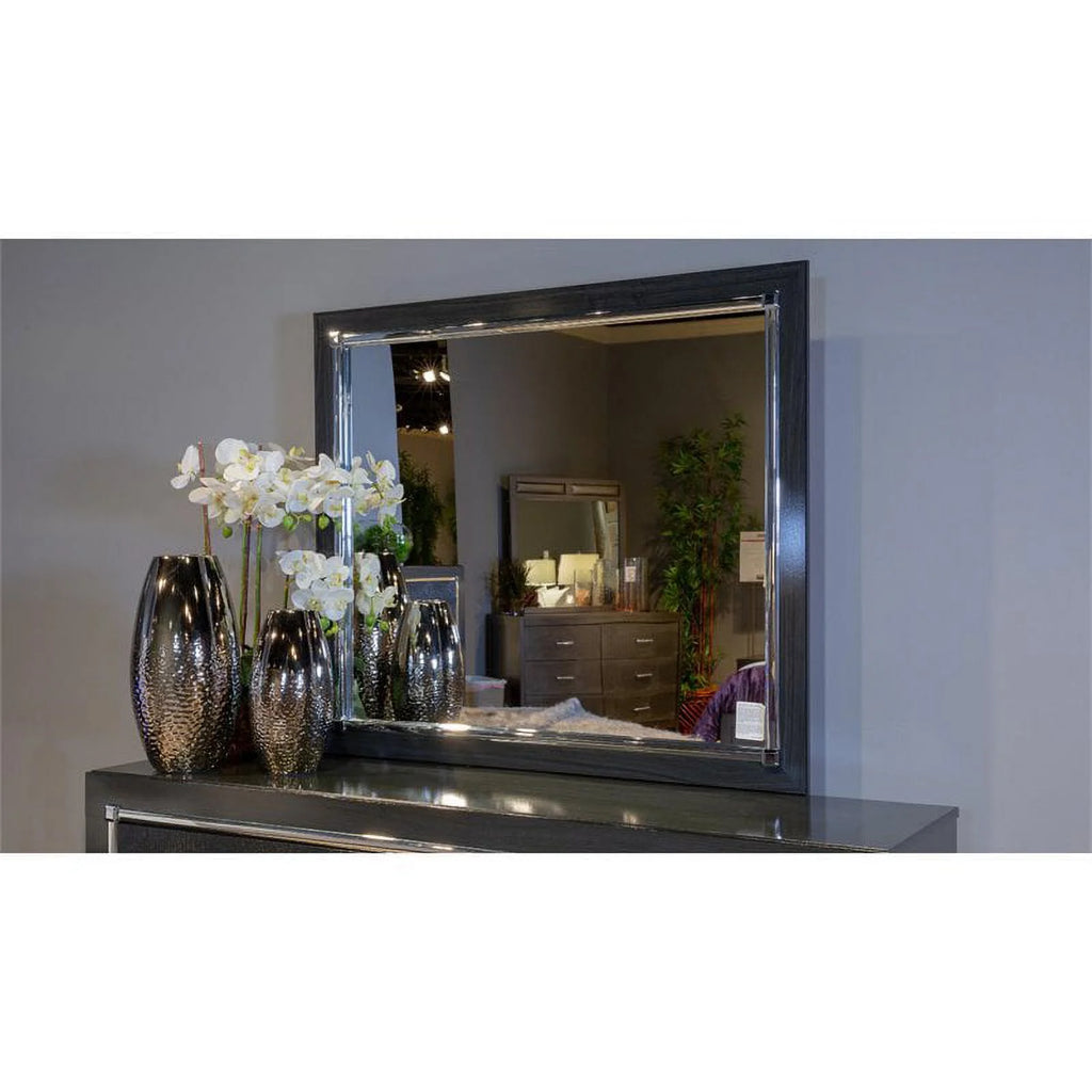 Black Bedroom Glass Mirror S978
