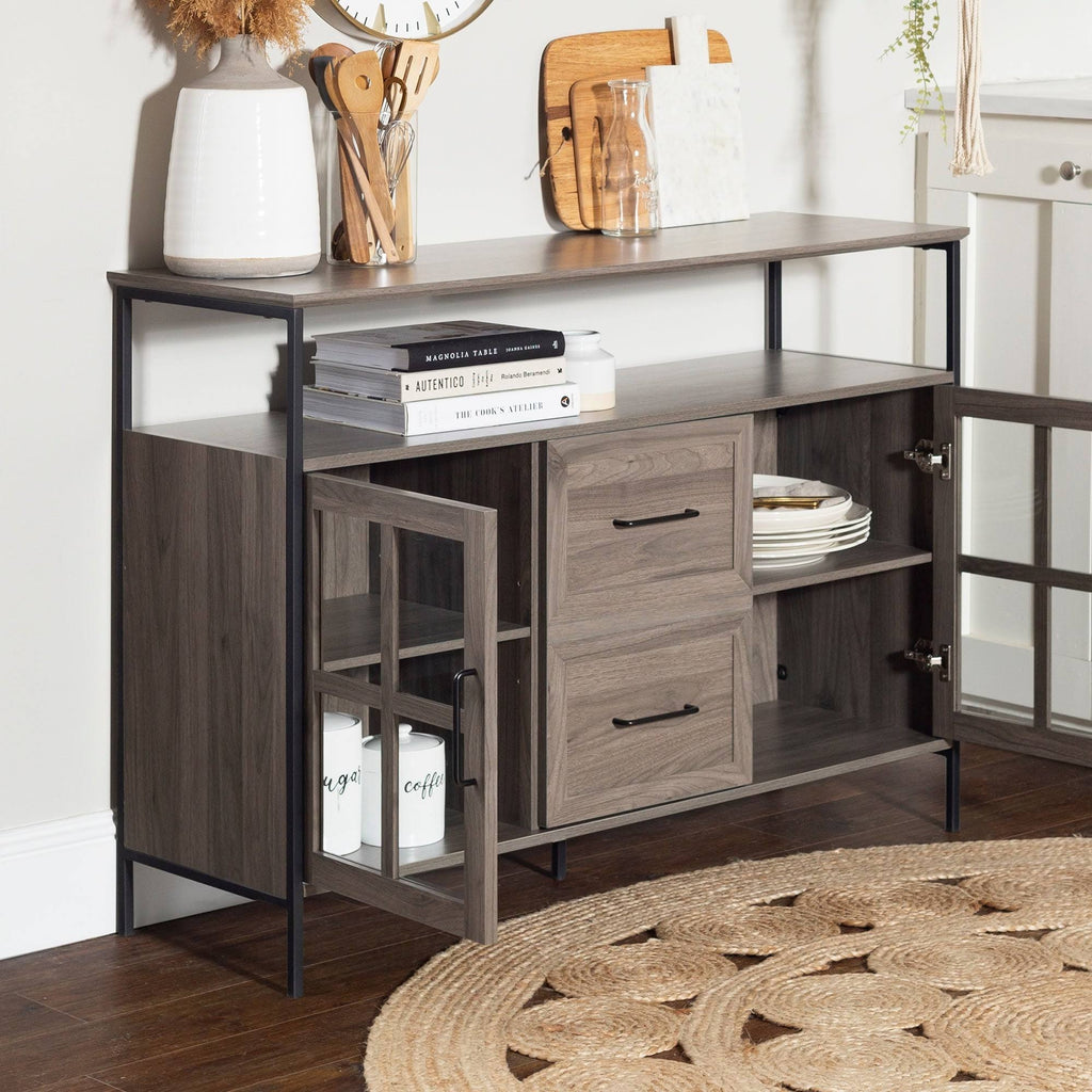 48-Inch Industrial 3-Door Buffet Z7005