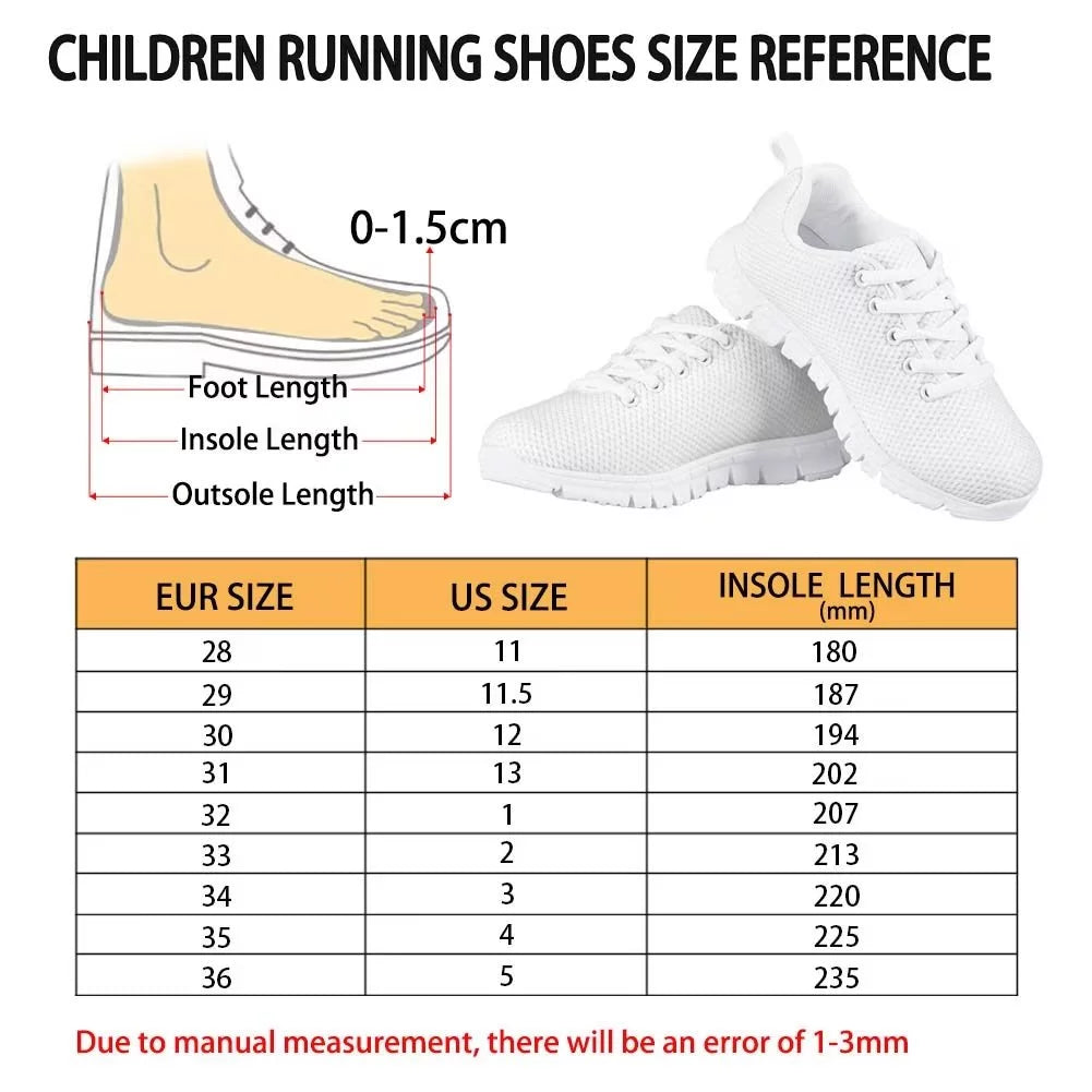 Sneakers for Girls Cartoon Alpaca Print Low Top Lace Up Size 1 F917297