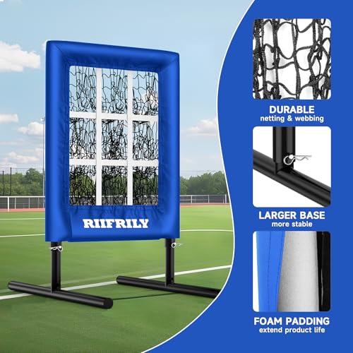 9 Hole Baseball Pitching Net with Strike Zone J4725