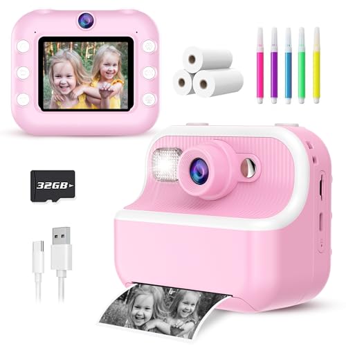 Instant Print Camera for Kids with 32GB SD Card Purple U83185