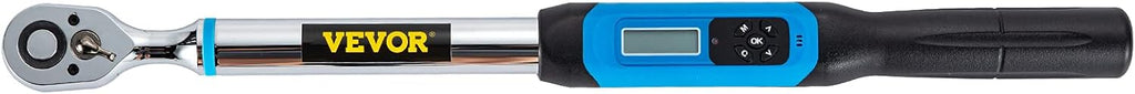 1/2 Drive Digital Torque Wrench 5-99.5 ft-lbs with Socket Set & Case I696233
