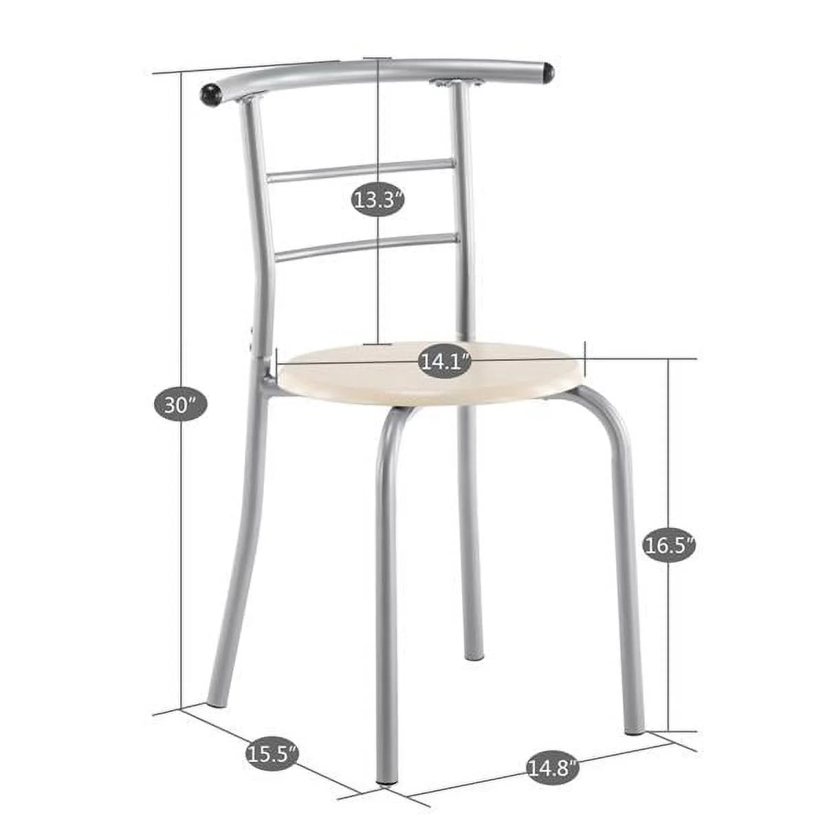 3 Piece Wooden Dining Table Set I1453