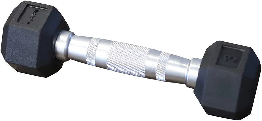 Rubber Coated Hexagon Dumbbells Pairs H100789