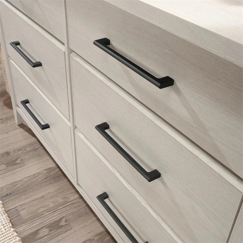 6 Drawers Oak Engineered Wood Dresser J775