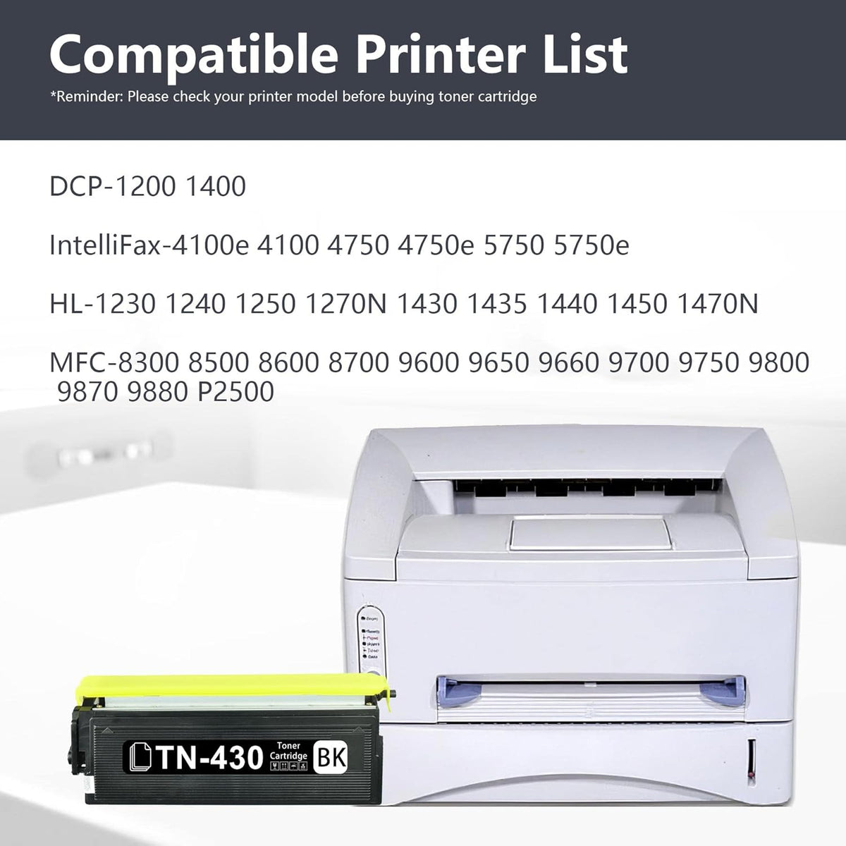 2 Pack Compatible Black Toner Cartridge F215608
