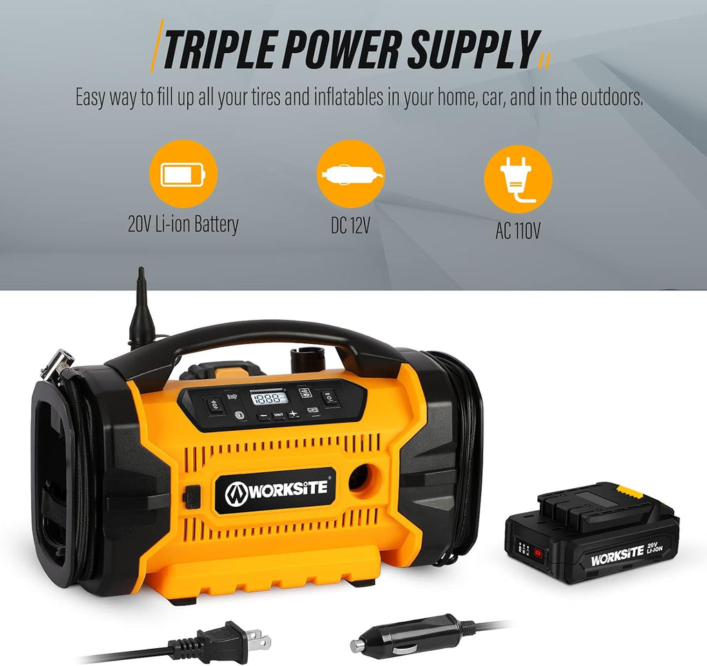 Portable 160 PSI Tire Inflator Air Compressor F87121