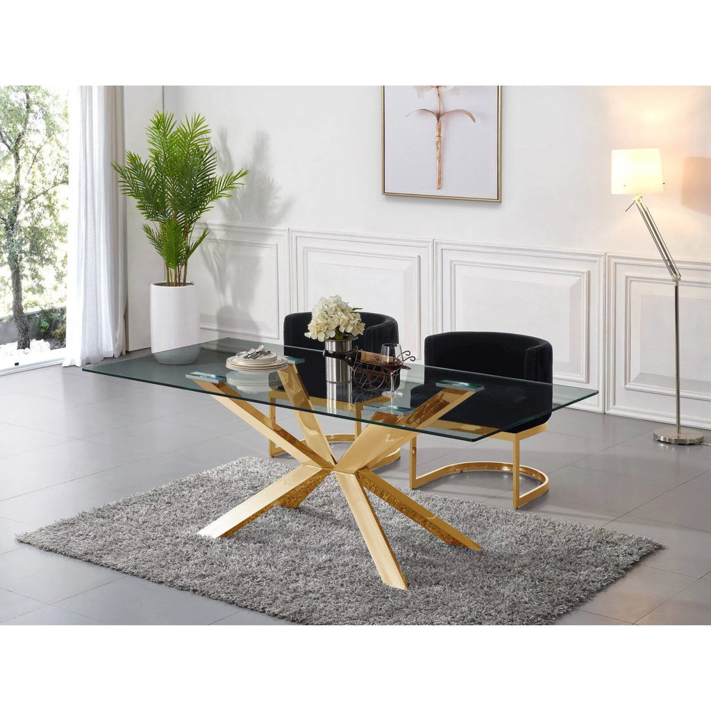 Gold Dining Table W561