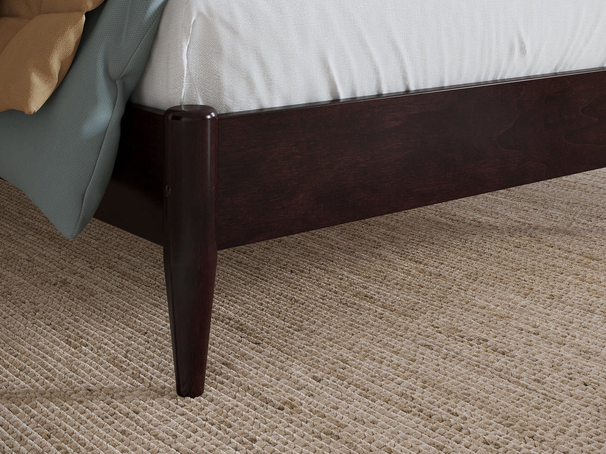 Twin Solid Wood Low Profile Platform Bed Y948