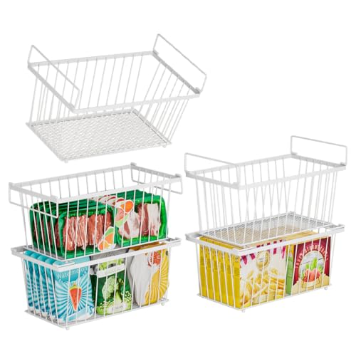 4 Pack Leak-Proof Freezer Organizer Bins C951887