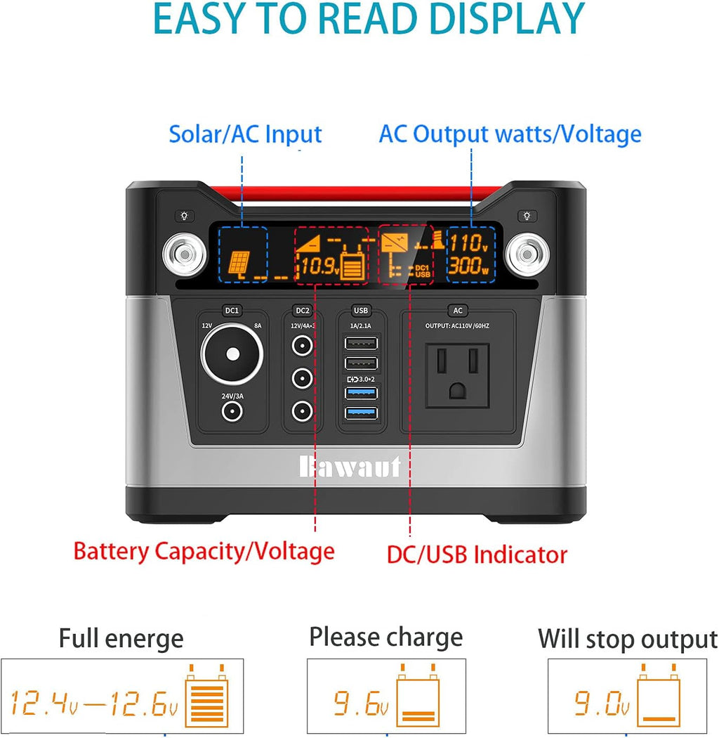 300W Portable Power Station T6199